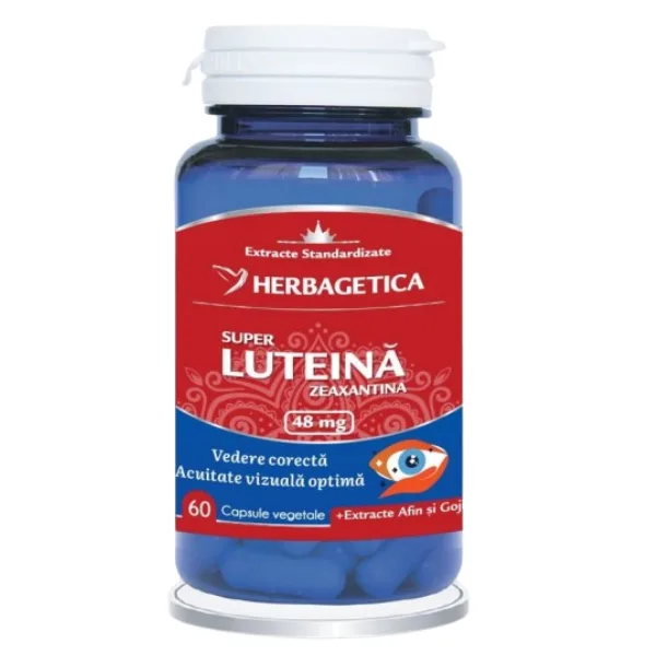 Super Luteina Zeaxantina, Herbagetica | 60 capsule — preț și oferte