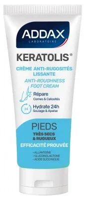 Addax Keratolis Cremă anti-asprituri cu efect de netezire pentru picioare foarte uscate și aspre 50 ml
