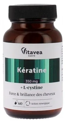 Vitavea Keratină 350 mg 60 capsule