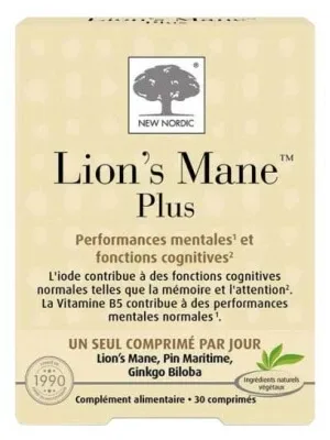 New Nordic Lion's Mane Plus 30 comprimate — preț și oferte