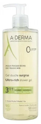 A-DERMA Gel de duș supracremos 3 în 1 500 ml — preț și oferte