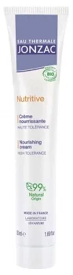 Apă termală Jonzac Nutritive – Cremă protectoare cu nutriție intensă, bio, 50 ml