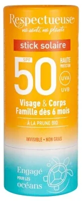 Respectueuse Cremă solară SPF50 18 g — preț și oferte