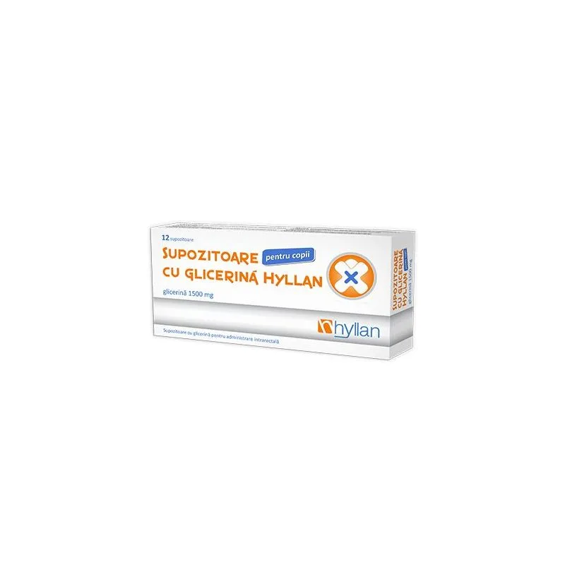 Supozitoare cu glicerina copii | 12 supozitoare HYLLAN PHARMA — preț și oferte