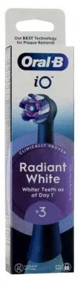 Oral-B iO Radiant White 3 capete de periuță de schimb — preț și oferte
