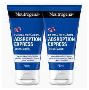Neutrogena Cremă de mâini cu absorbție rapidă, set de 2 x 75 ml