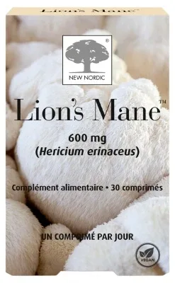New Nordic Lion's Mane 600 mg, 30 de comprimate