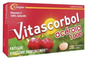 Vitascorbol Acerola 1000, 30 comprimate masticabile