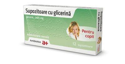 SUPOZITOARE CU GLICERINA PT. COPII X 12 Antibiotice — preț și oferte