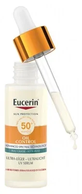 Eucerin Sun Protection Oil Control Ser UV ultra-ușor SPF50+ 30 ml — preț și oferte