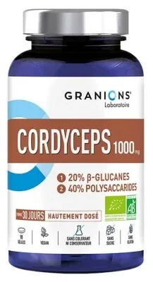 Granions Cordyceps 1000 mg organic, 90 capsule — preț și oferte