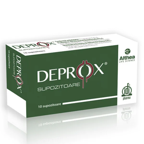 Supozitoare Deprox, Althea Life Science | 10 bucati — preț și oferte