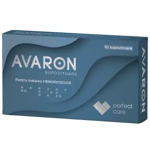 Supozitoare hemoroizi Avaron, Perfect Care Distribution | 10 supozitoare