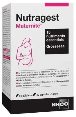 NHCO Nutragest Maternité 60 gelule + 30 capsule — preț și oferte
