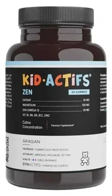 Aragan Synactifs KidActifs Zen 60 jeleuri — preț și oferte