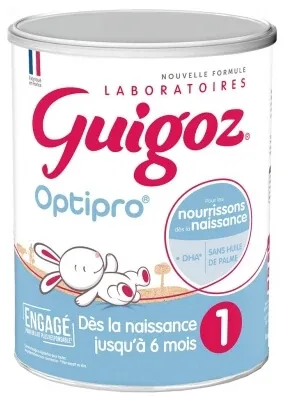 Guigoz Optipro 1 Lapte pentru prima etapă de viață, de la naștere până la 6 luni, 780 g