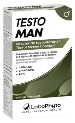 Labophyto TestoMan – Stimulator de testosteron, 60 de capsule