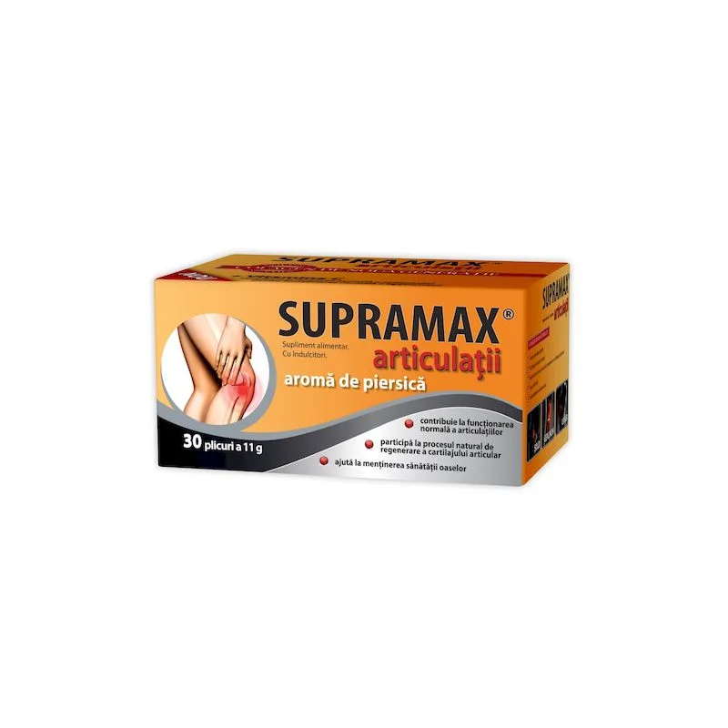 Supramax articulatii cu aroma de piersica | 30 plicuri NP PHARMA — preț și oferte