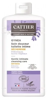 Cattier Gynea Îngrijire delicată pentru igiena intimă în caz de uscăciune, produs organic, 200 ml