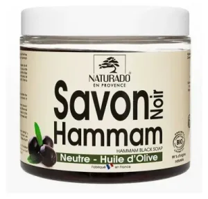 Naturado en Provence Săpun negru pentru hamam cu ulei de măsline organic 600 g