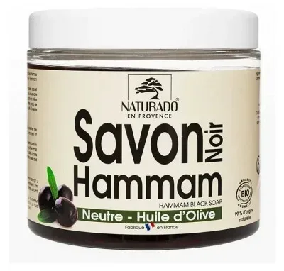 Naturado en Provence Săpun negru pentru hamam cu ulei de măsline organic 600 g — preț și oferte