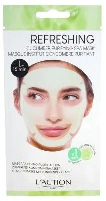L'Action Paris - Mască purificatoare cu castravete pentru salon, 1 mască — preț și oferte