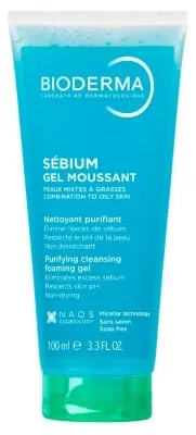 Bioderma Sébium Gel spumant de curățare și purificare 100 ml