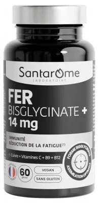 Santarome Fer Bisglicinat+ 14 mg 60 capsule — preț și oferte