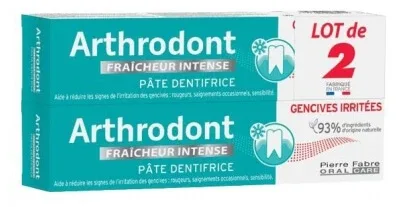 Arthrodont Pastă de dinți cu prospețime intensă, pachet de 2 x 75 ml — preț și oferte