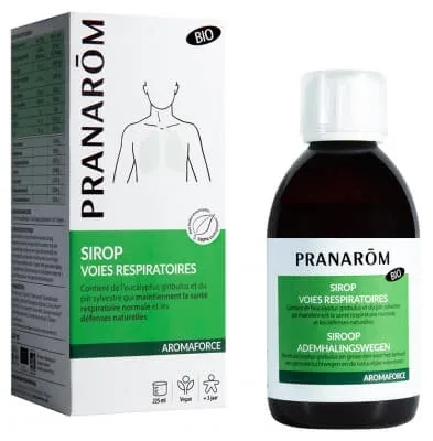 Pranarôm Aromaforce Sirop pentru căile respiratorii cu uleiuri esențiale 225 ml — preț și oferte