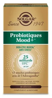 Solgar Probiotice Mood+ Stare de bine mentală Anti-stres 60 de capsule