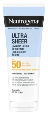 Neutrogena Ultra Sheer Loțiune solară invizibilă SPF50 200 ml — preț și oferte