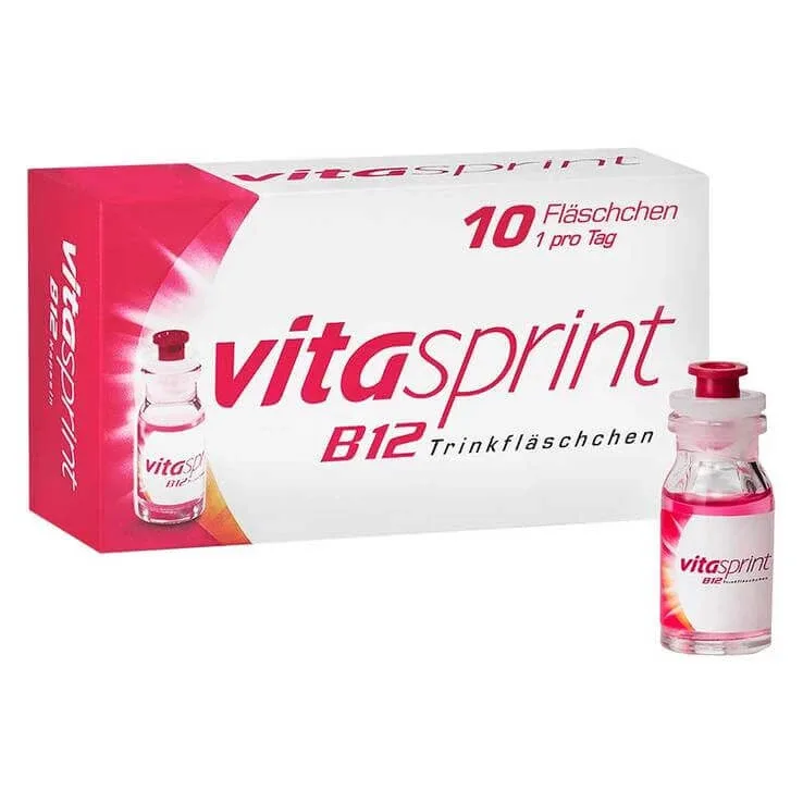 vitasprint B12 – flacoane cu vitamina B12 pentru mai multă energie, 10 flacoane — preț și oferte