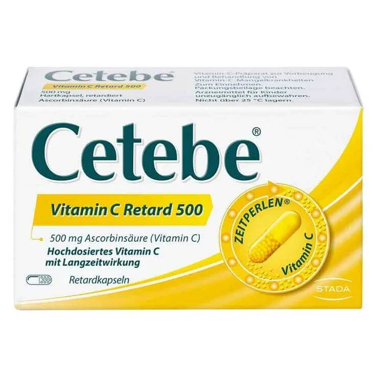 Cetebe® Vitamina C Retard 500, 30 capsule dure — preț și oferte