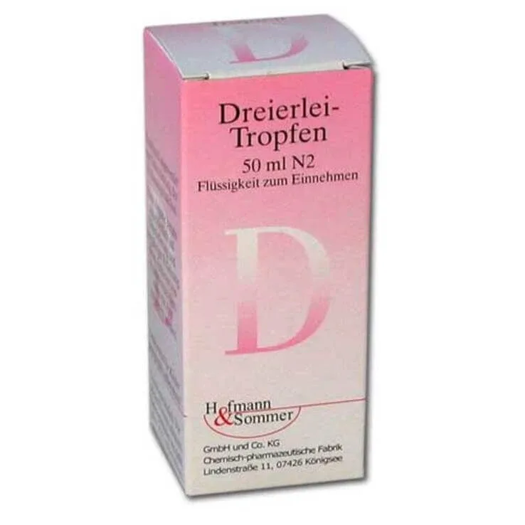 Trei tipuri de picături, picături de 50 ml — preț și oferte
