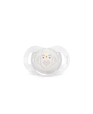Suzeta anatomica SX PRo din silicon premium +18 luni, bufnita bej, Bonhomia, Suavinex