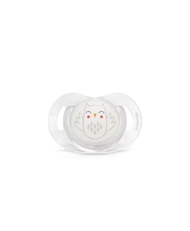 Suzeta anatomica SX PRo din silicon premium +18 luni, bufnita bej, Bonhomia, Suavinex — preț și oferte