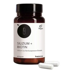 Capsule cu siliciu + biotină, 60 de capsule