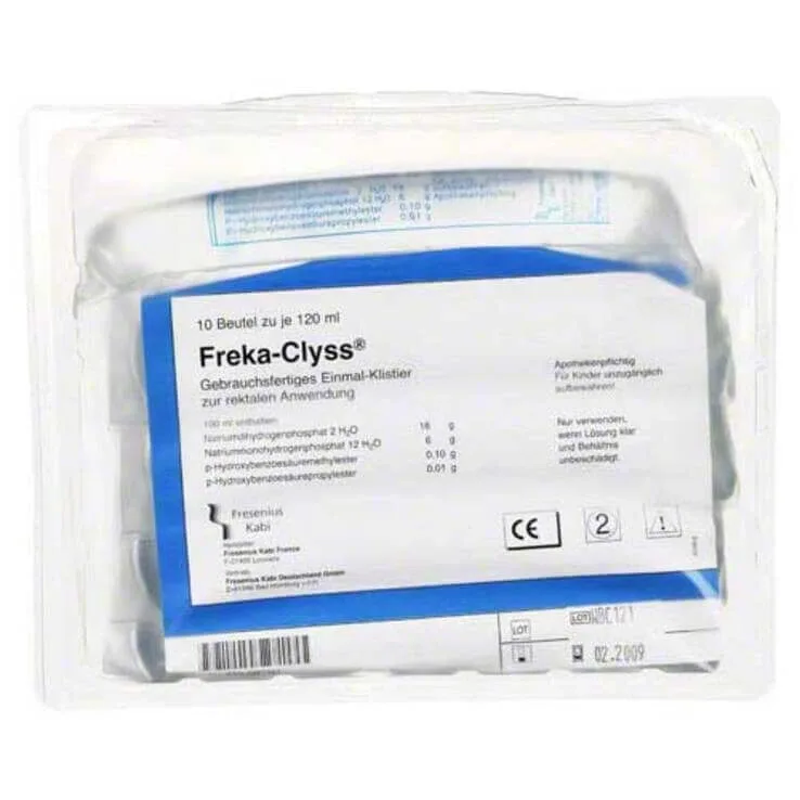 Clisme Freka Clyss, 10 x 120 ml clisme — preț și oferte