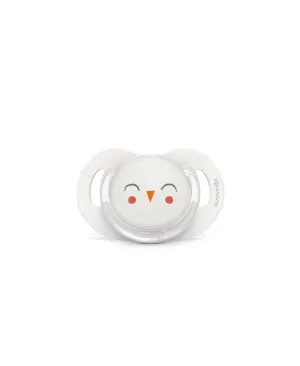 Suzeta anatomica SX PRo din silicon premium 6-18 luni, bufnita bej, Bonhomia, Suavinex