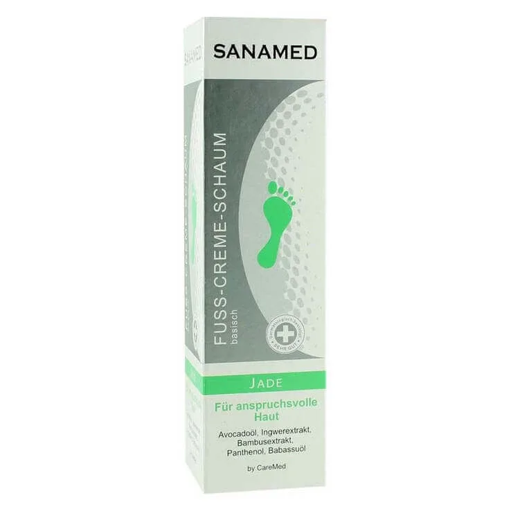 Sanamed Spumă cremoasă pentru picioare Jade, aerosol dozator de 150 ml — preț și oferte