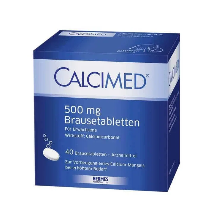 Calcimed 500 mg comprimate efervescente, 20 comprimate efervescente — preț și oferte