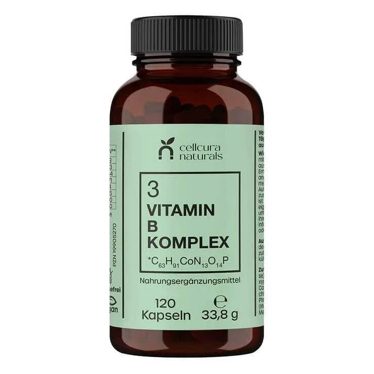 Capsule cu complex de vitamine B, 120 de capsule — preț și oferte