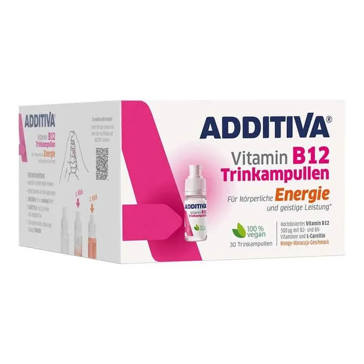 Additiva Vitamina B12, fiole solubile, 10 x 8 ml fiole solubile — preț și oferte