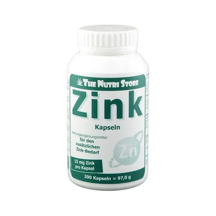 Capsule cu 15 mg de zinc, 200 de capsule — preț și oferte