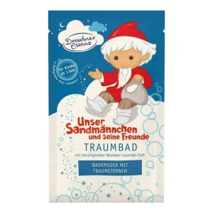 DE Sandmann Traumbad, aromă de afine și lavandă, 60 g pentru baie