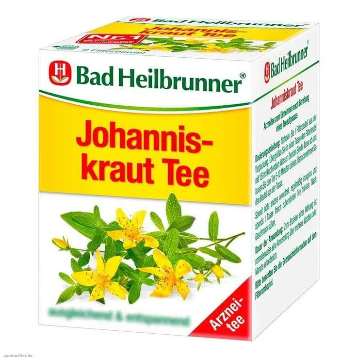 Ceai Bad Heilbrunner cu sunătoare, pliculețe filtrante, 8 pliculețe de câte 1,5 g — preț și oferte
