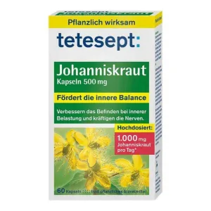 Tetesept, capsule de sunătoare 500 mg, 60 de capsule dure