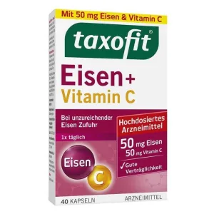 taxofit Fier + Vitamina C, capsule, 40 de capsule