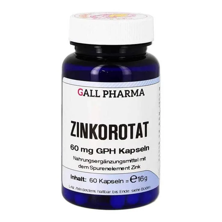 Capsule de rotat de zinc 60 mg GPH, 120 de capsule — preț și oferte